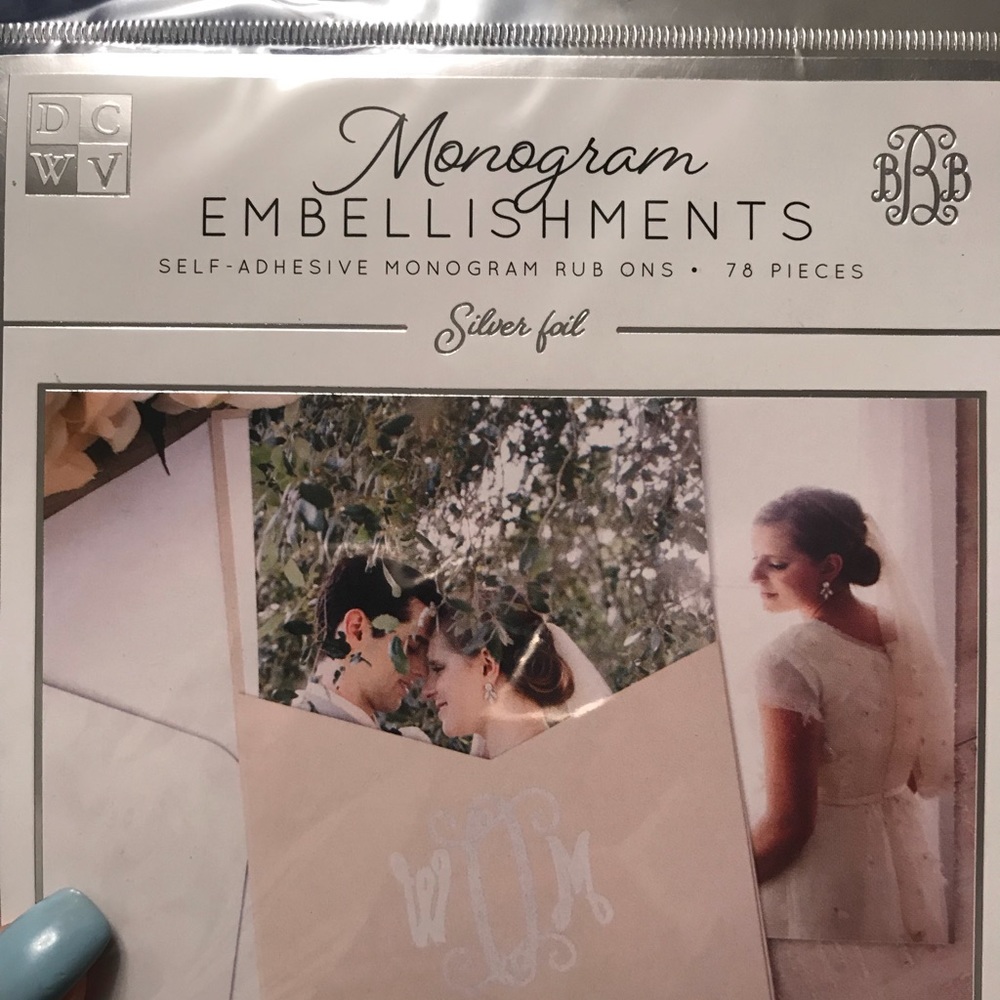 Monogram Embellishments Letters